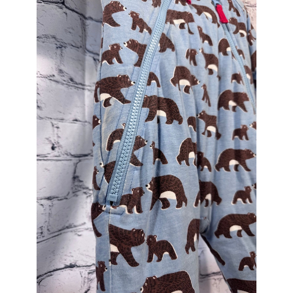 Baby Boden Blue Bear Print Bunting - Picture 2 of 8